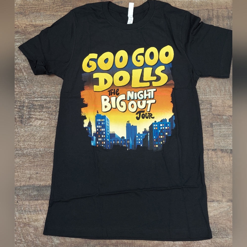The Goo Goo Dolls Vintage The Big Night Out tour T-shirt Mens size medium Black